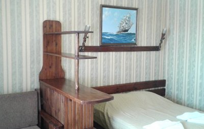 Номер Стандартный 2-местный с балконом (вид горы/море) — отель «Бастион» отель