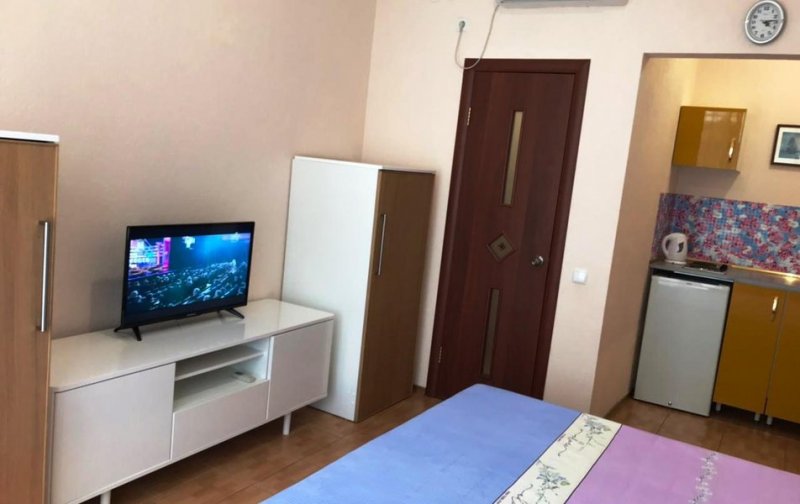 Номер Апартаменты Стандартный 3-местный 1-комнатный (с кухней) — фото