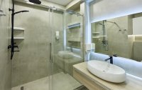 Номер Люкс 4-местный 3-комнатный A (с видом на море) — фото «Гранатовое Поместье» гостевой дом