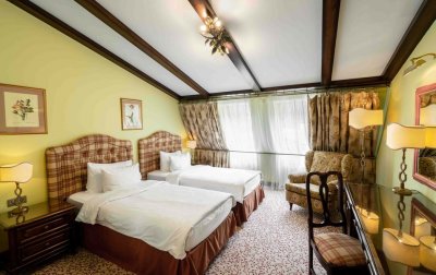 Номер Делюкс Твин 2-местный (мансардный) — отель «Grand Hotel Polyana» / «Гранд Отель Поляна» гостиница
