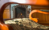 Номер Люкс 2-местный 2-уровневый (Каминный, с большой гостиной) — фото «Князь Голицын» гостиный двор