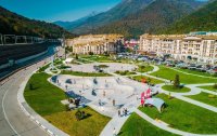 Фото отеля «Красная поляна» комплекс апартаментов (бывш. «Горки Город»)