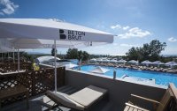 Номер Делюкс 2-местный 2-уровневый (с террасой, вид на море) — фото «Miracleon Beton Brut Ultra All Inclusive & SPA Anapa 4*» / «Мираклеон Бетон Брют Ультра Олл Инклюзив и СПА Анапа» отель