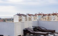 Номер Полулюкс 2-местный (с террасой в таунхаусе, к.3,4,5,6) — фото «Miracleon Beton Brut Ultra All Inclusive & SPA Anapa 4*» / «Мираклеон Бетон Брют Ультра Олл Инклюзив и СПА Анапа» отель