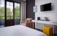 Номер Стандартный 2-местный (боковой вид на море) — фото «Miracleon Beton Brut Ultra All Inclusive & SPA Anapa 4*» / «Мираклеон Бетон Брют Ультра Олл Инклюзив и СПА Анапа» отель