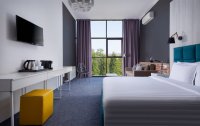Номер Стандартный 2-местный (с панорамными окнами) — фото «Miracleon Beton Brut Ultra All Inclusive & SPA Anapa 4*» / «Мираклеон Бетон Брют Ультра Олл Инклюзив и СПА Анапа» отель