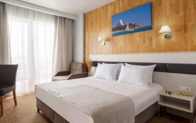 Номер Стандартный 2-местный (вид на море корпус 1) — отель «Санмаринн» / «Sunmarinn Resort Hotel All inclusive» отель